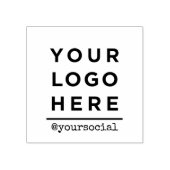 Tampons Encreurs Logo d'entreprise personnalisé Réseau social (Impression)