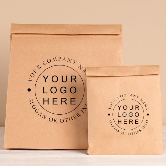 Tampons Encreurs Logo d'entreprise rond simple