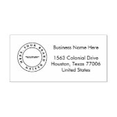 Tampons Encreurs Logo d'entreprise simple | Name | Adresse (Impression)