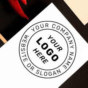 Tampons Encreurs Logo d'entreprise   Site Internet circulaire et no