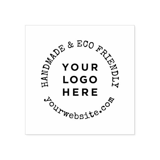 Tampons Encreurs Logo d'entreprise Site Web rustique artisanal pers (Impression)