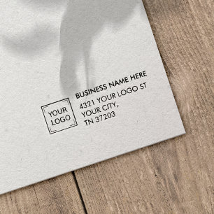 TAMPONS ENCREURS LOGO ET ADRESSE D'ENTREPRISE