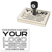 Tampons Encreurs Logo, nom, site Web de grande entreprise (Tamponné)