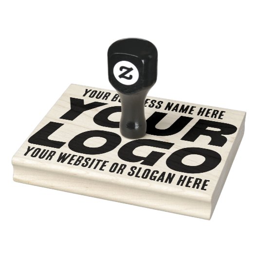 Tampons Encreurs Logo, Nom, Site Web, Slogan (Tampon)