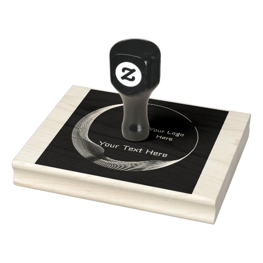 Tampons Encreurs Logo Personnalisé Image Texte Bois Art Caoutchouc  (Tampon)