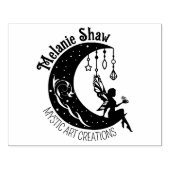 Tampons Encreurs Logo Personnalisé Mystique Élégant, Grand (Impression)