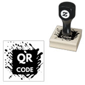 Tampons Encreurs Logo professionnel du code QR ici (Tamponné)