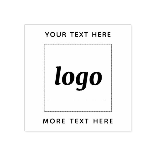 Tampons Encreurs Logo Simple Avec Entreprise Texte (Impression)