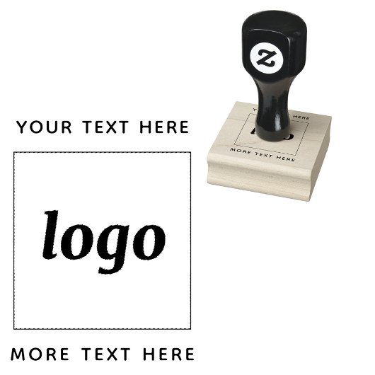 Tampons Encreurs Logo simple avec texte commercial