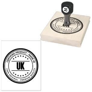 Tampons Encreurs Logo « UK » imprimé fiable de look vertical jet no