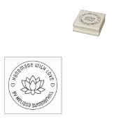 Tampons Encreurs Lotus Flower Handmade with Love (Tamponné)
