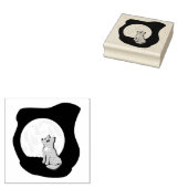 Tampons Encreurs Loup mou et arrosé avec Timbre en caoutchouc d'art (Tamponné)