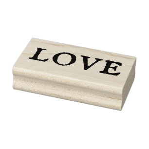Tampons Encreurs LOVE 1"x2.5" Timbre en caoutchouc / IM Fell França
