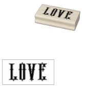 Tampons Encreurs LOVE 1"x2.5" Timbre en caoutchouc / Phoenix (Tamponné)