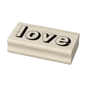 Tampons Encreurs LOVE 1"x 2.5" Timbre en caoutchouc / Partie de ram