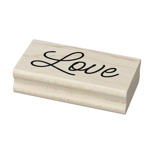 Tampons Encreurs LOVE 1"x 2.5" Timbre en caoutchouc / Script de la  (Tampon)