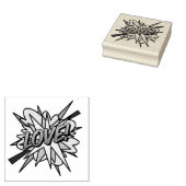 Tampons Encreurs LOVE Fun Retro Comic Book Pop Art (Tamponné)