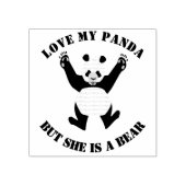 Tampons Encreurs Love My Panda, mais elle est une ours (Impression)