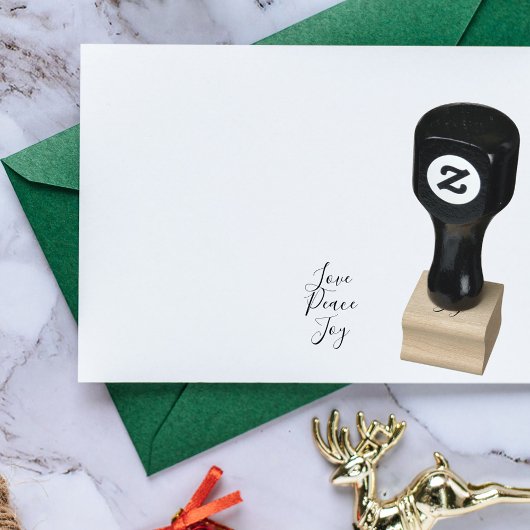 Tampons Encreurs Love Peace Joy Inspirational Christmas Ink