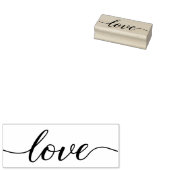 Tampons Encreurs Love Script moderne long embellissements Mariage (Tamponné)