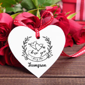 Tampons Encreurs Love You Custom Wood Art Stamp
