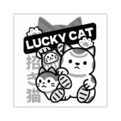Tampons Encreurs Lucky Cat Maneki Neko – Japanese Fortune Cat  (Impression)