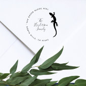 Tampons Encreurs Lucky Gecko Lizard, dirección de retorno de la fam