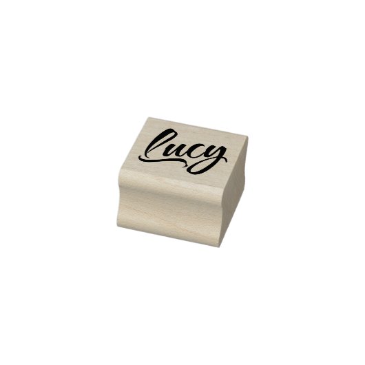 Tampons Encreurs Lucy nom police de script décoratif cursive (Tampon)