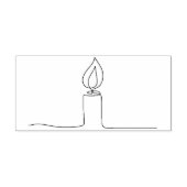 Tampons Encreurs lumière de bougie à dessin manuel (Impression)
