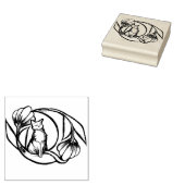 Tampons Encreurs Lune Chat Fleur Luna Chats Floral LuneChat (Tamponné)