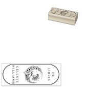 Tampons Encreurs Lune Déesse Fleur Lune Ex Librairie Timbre (Tamponné)