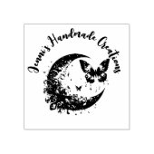 Tampons Encreurs Lune & Papillon Fabriqué Par Timbre Produit (Impression)