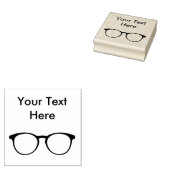 Tampons Encreurs Lunettes de vue simples Timbres en caoutchouc d'af (Tamponné)