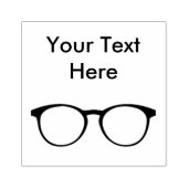 Tampons Encreurs Lunettes de vue simples Timbres en caoutchouc d'af (Impression)