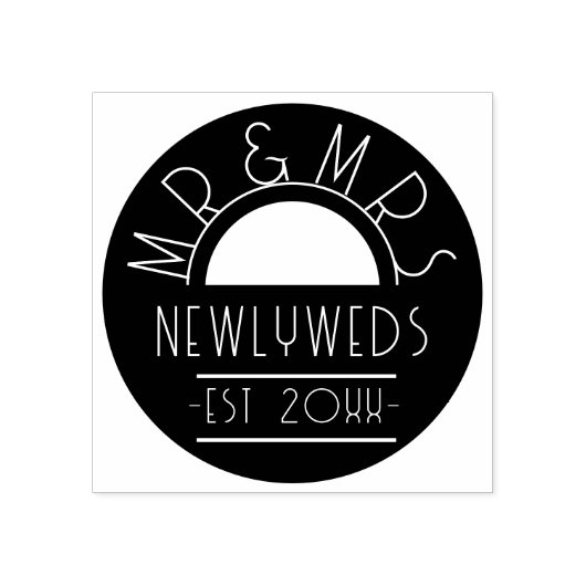 Tampons Encreurs M. & Mme. 1920s Font Année Est Timbre Circulaire E (Impression)