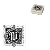 Tampons Encreurs M Premier timbre en caoutchouc (Tamponné)