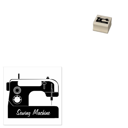 Tampons Encreurs Machine à coudre sur mesure Seamstress (Tamponné)