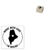 Tampons Encreurs Made With Love in Maine, Small Business, (Tamponné)