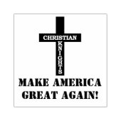 Tampons Encreurs MAGA avec Christian Knights Cross (Impression)