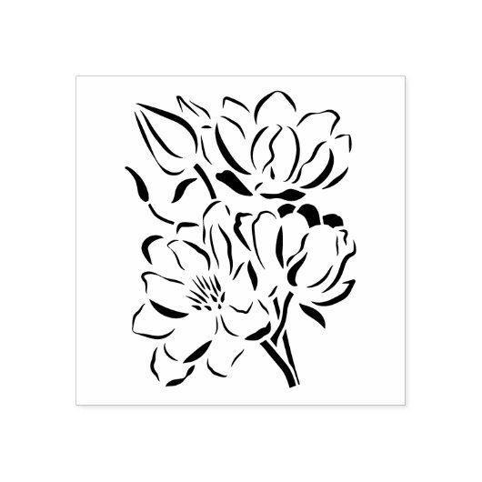 Tampons Encreurs Magnolia - Timbre d'art en bois (Impression)