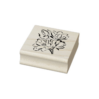 Tampons Encreurs Magnolia - Timbre d'art en bois