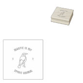 Tampons Encreurs magpie est mon animal d'esprit (Tamponné)