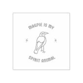 Tampons Encreurs magpie est mon animal d'esprit (Impression)