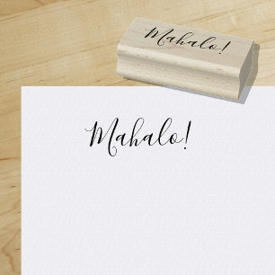 Tampons Encreurs Mahalo   Hawaïen   Merci   Style Quotidien