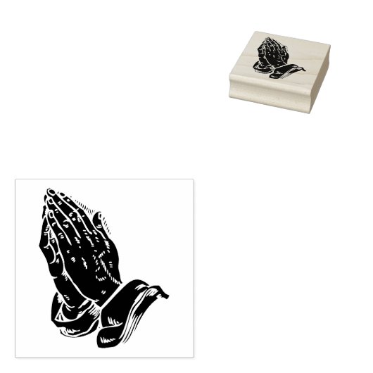 Tampons Encreurs Mains de prière (Tamponné)