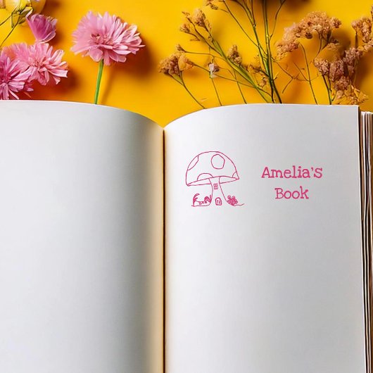 Tampons Encreurs Maison de Champignon de Conte de Fées Ce Livre App