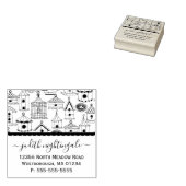 Tampons Encreurs Maisons Rustiques Pour Oiseaux Créez Votre Propre  (Tamponné)