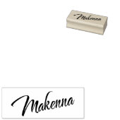 Tampons Encreurs Makenna nom cursive écriture décorative (Tamponné)