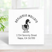 Tampons Encreurs Mallard Duck Collar Necktie Arch Address