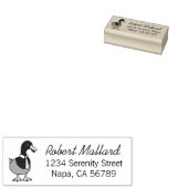 Tampons Encreurs Mallard Duck Collar Necktie Return Address (Tamponné)
